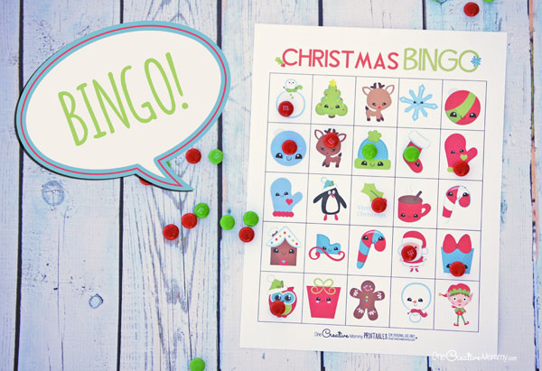 Office christmas party bingo